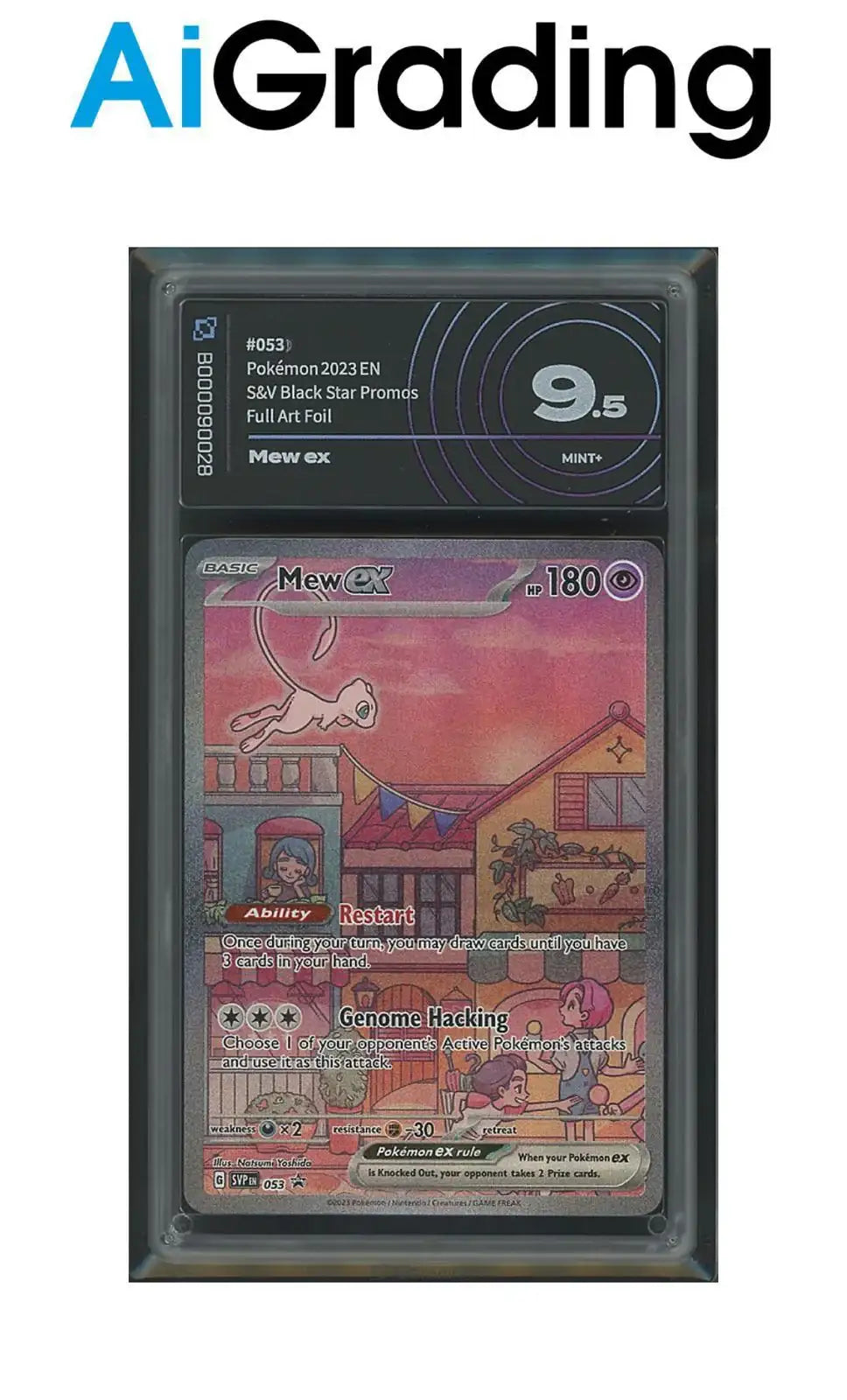 Mew Ex Black Star Promo 053 Gradata AiGrading Voto 9,5 - B000090028