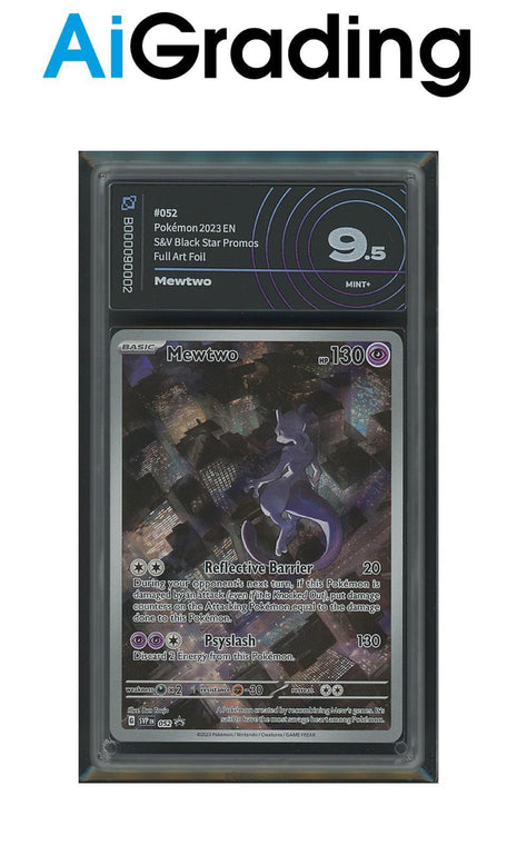 Mewtwo Black Star Promo 052 151 Gradata AiGrading Voto 9,5 - B000090002