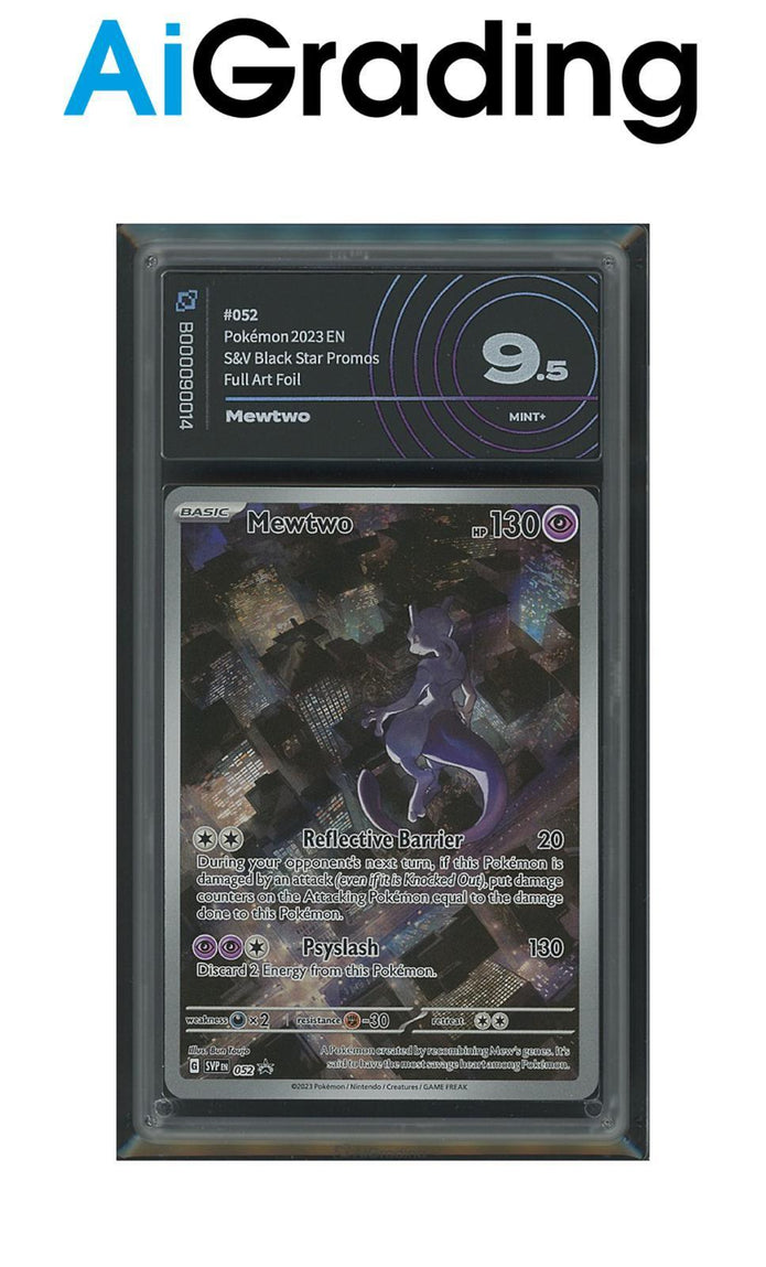 Mewtwo Black Star Promo 052 151 Gradata AiGrading Voto 9,5 - B000090014