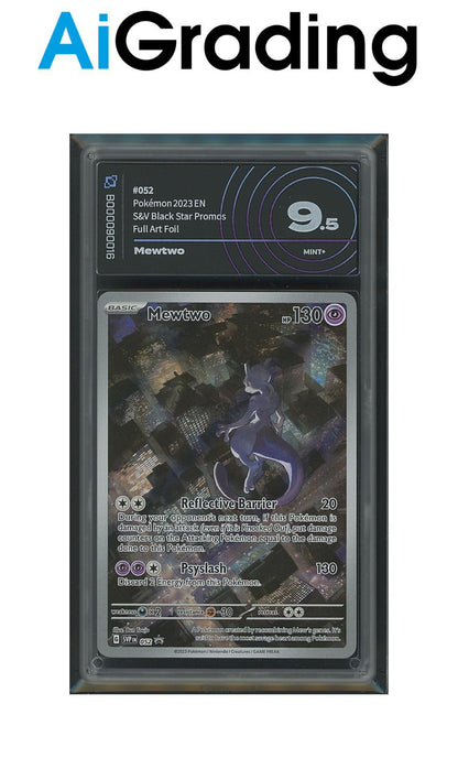 Mewtwo Black Star Promo 052 151 Gradata AiGrading Voto 9,5 - B000090016 -