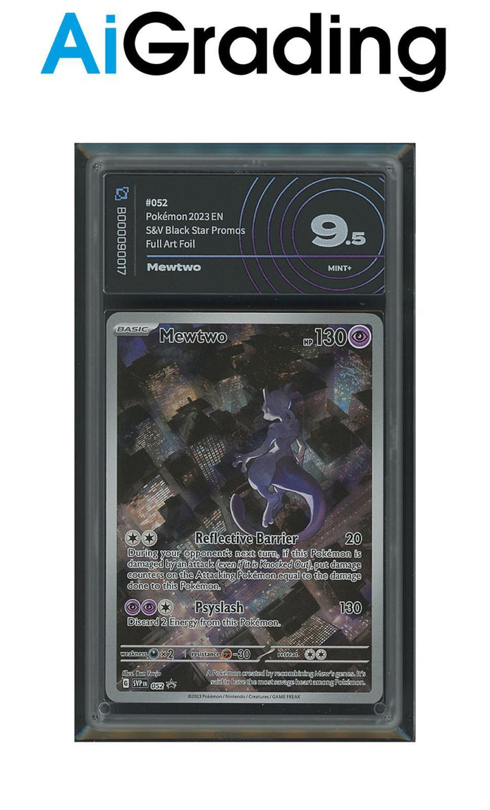 Mewtwo Black Star Promo 052 151 Gradata AiGrading Voto 9,5 - B000090017