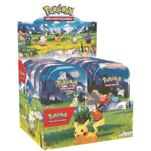 Pokémon Box Display 10x Mini Tin da Collezione Ascesa Eroica ITA