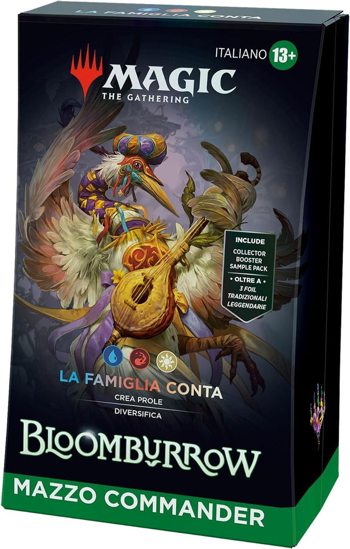 MTG Bloomburrow Commander Decks Display 4 mazzi ITA