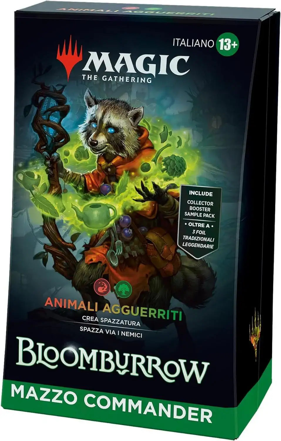 MTG Bloomburrow Commander Decks Display 4 mazzi ITA