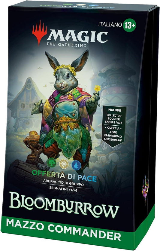 MTG Bloomburrow Commander Decks Display 4 mazzi ITA -