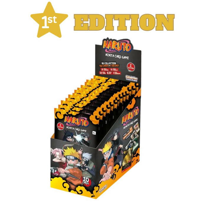 Naruto Mhytos Ninja Card Game Booster Box 24 Buste ENG - 1a Edizione Green Board Games