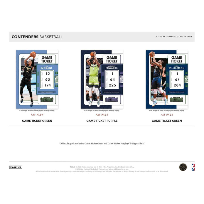 Nba Panini Contenders Blaster Box 2021-22