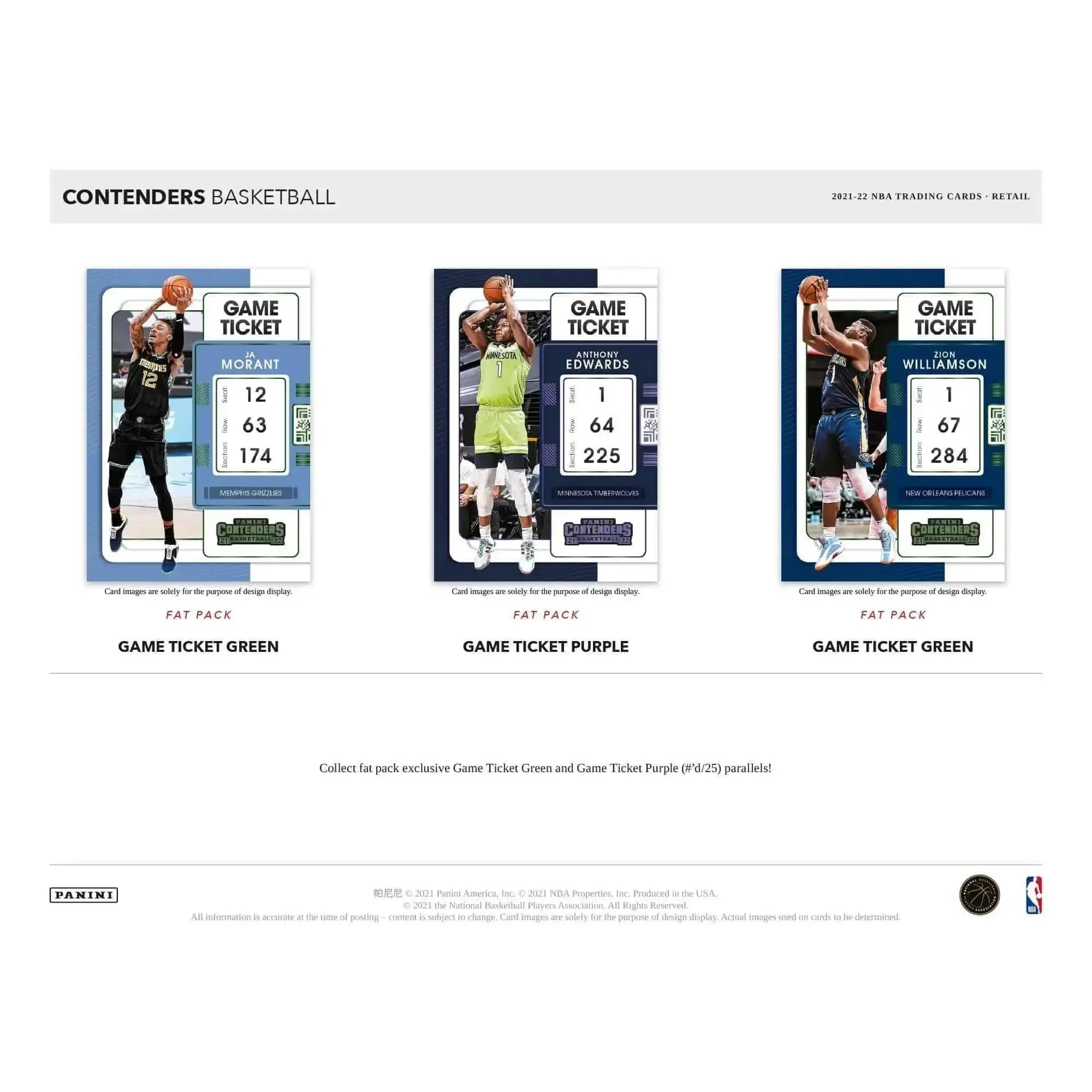 Nba Panini Contenders Blaster Box 2021-22