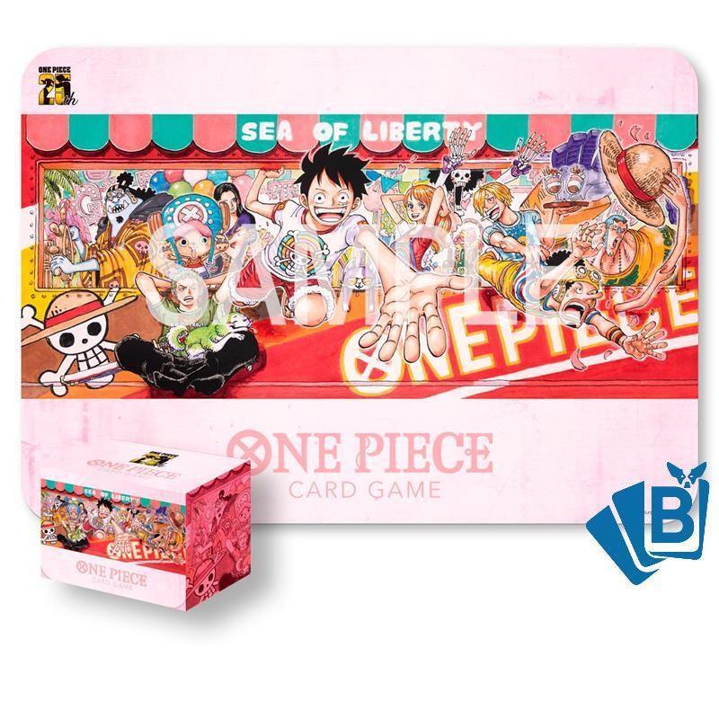 One Piece 25th Edition Playmat and Card Case Set ENG