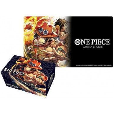 One Piece Card Game Playmat & Storage Box Portgas D. Ace