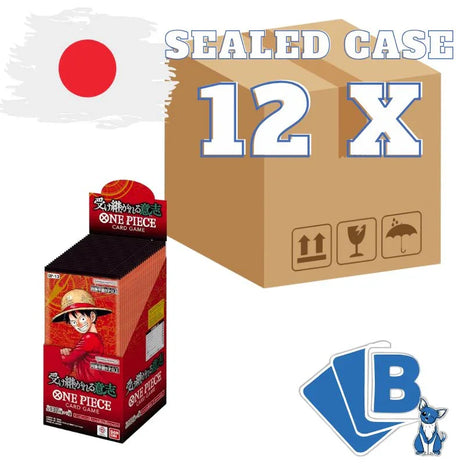 One Piece Case Sealed OP13 Booster Box Inherited Will JAP - 12 Box