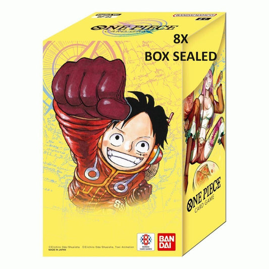 One Piece Double Pack Set vol 4 OP07 DP04 BOX DA 8 SEALED ENG -