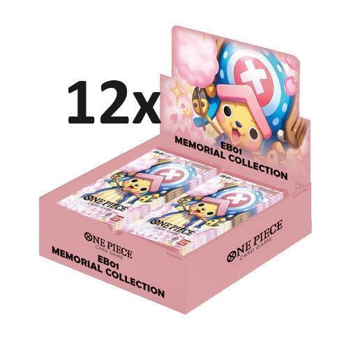 One Piece EB01 Extra Booster Memorial Collection Case 12 Box - BaruZcard Tcg & Accessori