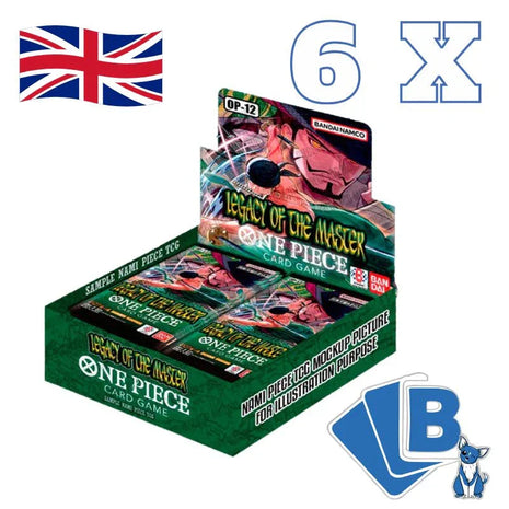 One Piece OP12 Legacy of The Master Display Box 24 Booster ENG - 6X BOX
