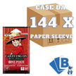 One Piece OP13 Paper Sleeve Booster Carrying on His Will - Case 144 Paper Sleeves
