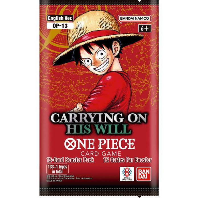 One Piece OP13 Sealed Case 12x Box Carrying on His Will ENG