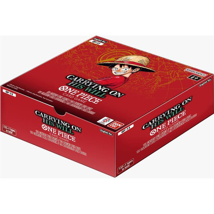 One Piece OP13 Sealed Case 12x Box Carrying on His Will ENG