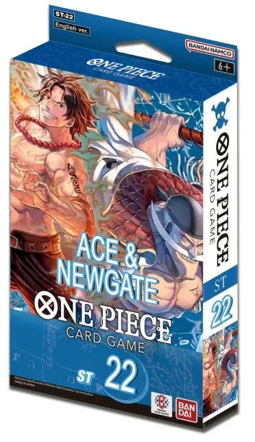 One Piece Starter Deck Box Sealed ST22 Ace & Newgate ENG - 6X