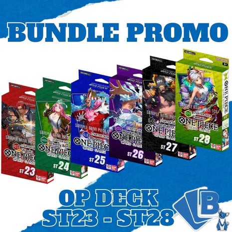 One Piece Starter Deck Bundle Deck da ST23 a ST28 ENG