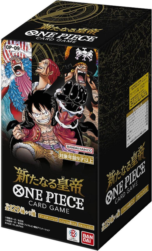 One Piece the new four emperors OP09 Booster Box JAP - CASE 12 BOX -