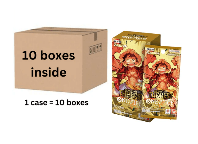 One PieceSet Box PRB01 Premium Booster The Best - Case 10 Box JAP -