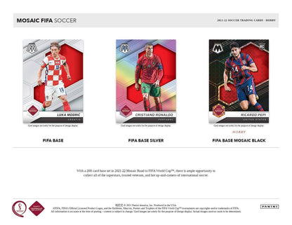 Panini Mosaic Road To Fifa World Cup Soccer 2021-22 - Hobby Box