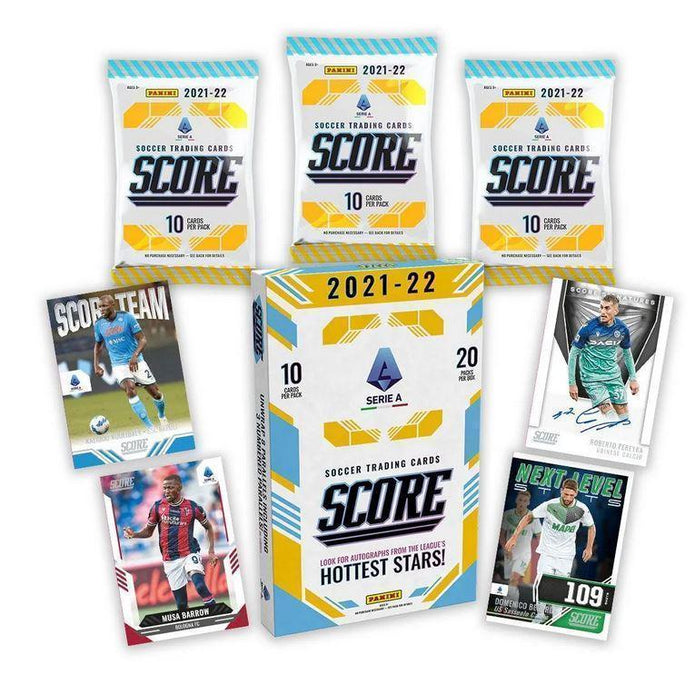 PANINI SERIE A SCORE 2021-22 Trading Cards - Box o Cartone Intero Retail