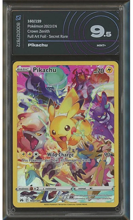 Pikachu Crown Zenith AiGrading 9,5 - B000127872