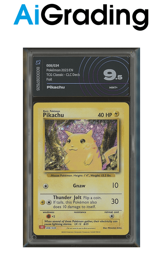 Pikachu TCG Classic Gradata AiGrading Voto 9,5 - B000097626 -