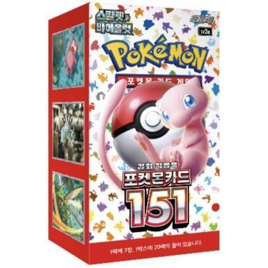 Pokemon 151 Strength Expansion Pack Pokémon Card 151 - Display 20 Buste (KOR)