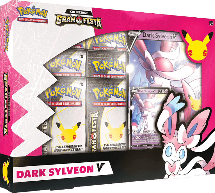 Pokemon 25th: Celebrations Eng - Collezione Dark Sylveon V + Charizard V di Lance