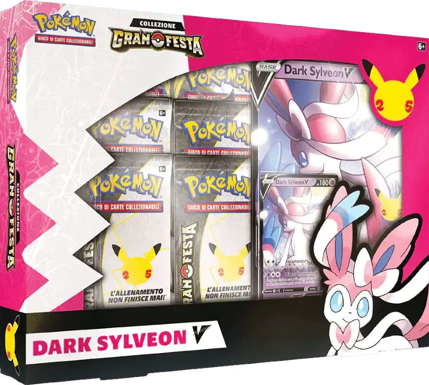 Pokemon 25th Collezione Dark Sylveon V Celebrations Eng
