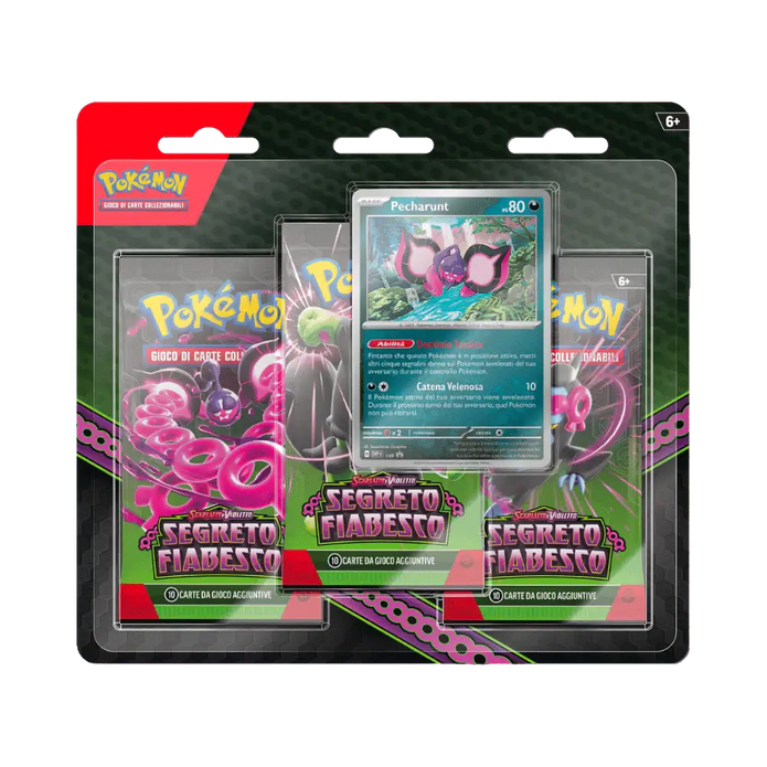 Pokemon 6.5 Segreto Fiabesco 3 Pack Blister ITA