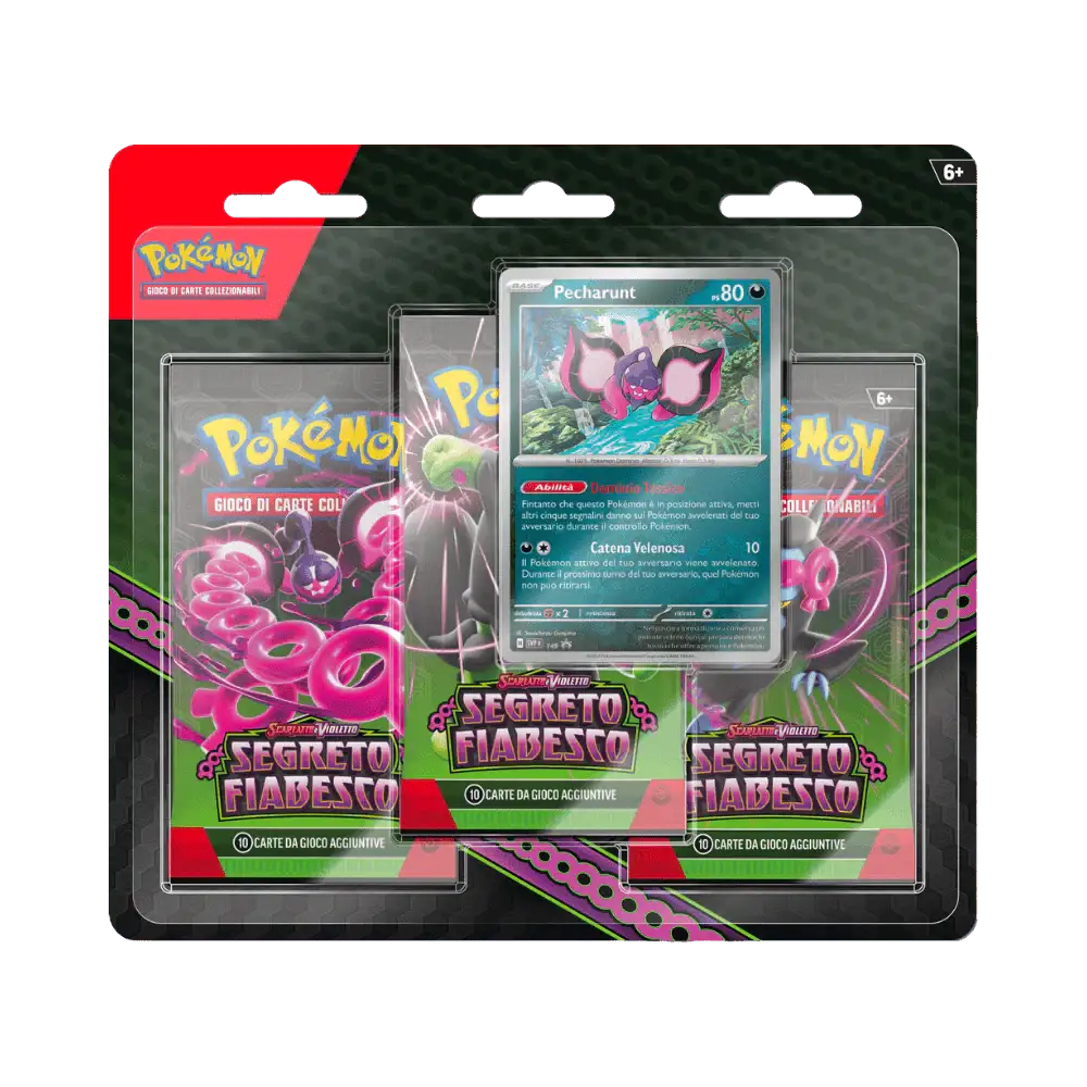 Pokemon 6.5 Segreto Fiabesco 3 Pack Blister ITA