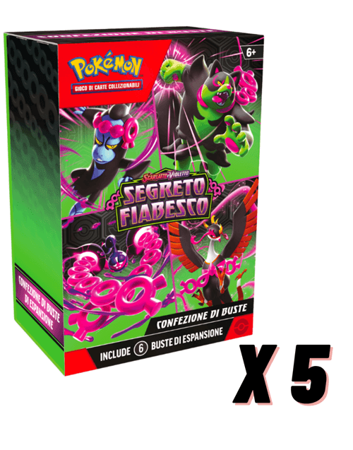 Pokemon 6.5 Segreto Fiabesco Bundle 6 Bustine ITA - Bundle da 5