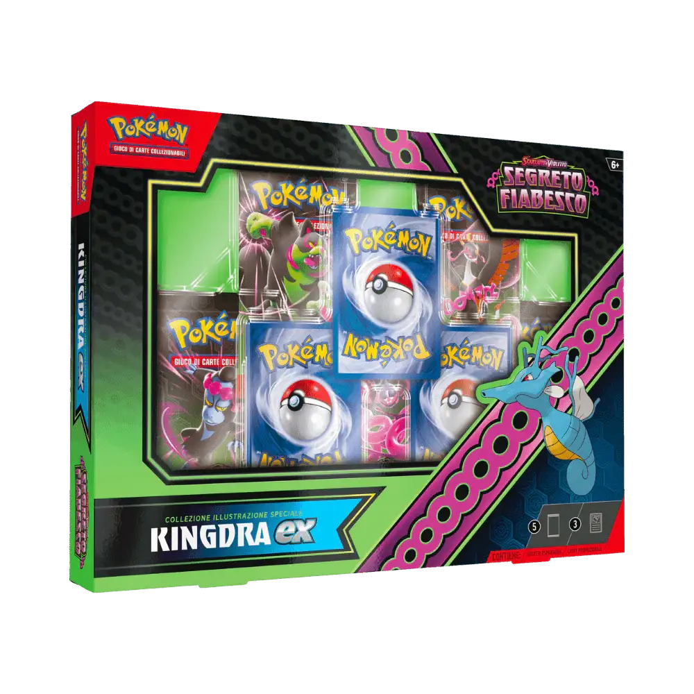 Pokemon 6.5 Segreto Fiabesco EX Box Kingdra-EX ITA