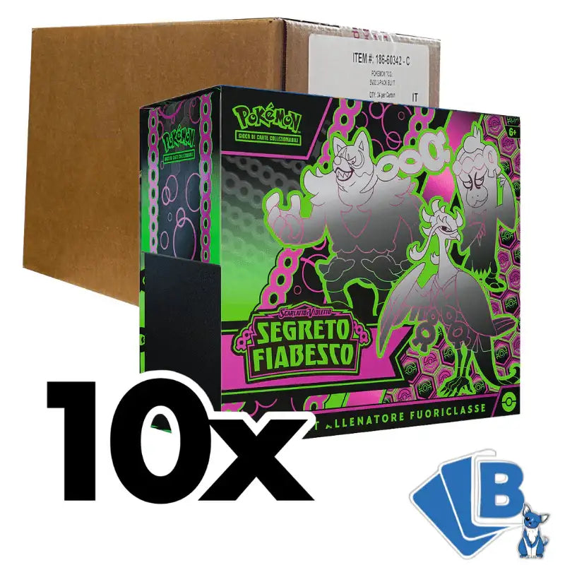 Pokemon 6.5 Segreto Fiabesco Set Allenatore Fuoriclasse Fuoriclasse ITA - CASE da 10