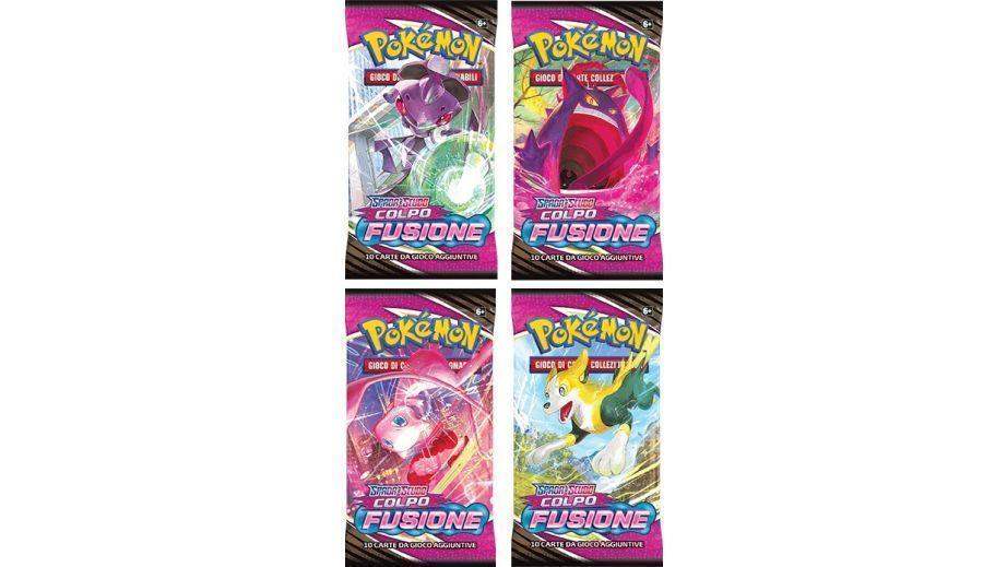 Pokèmon - Artset di 4 Bustine -S&L- Colpo Fusione