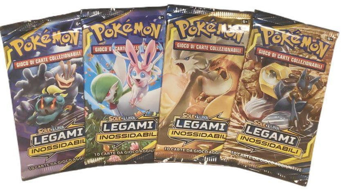 Pokèmon - Artset di 4 Bustine -S&L- Legami Inossidabili