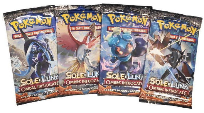Pokèmon - Artset di 4 Bustine - S&L-Ombre Infuocate