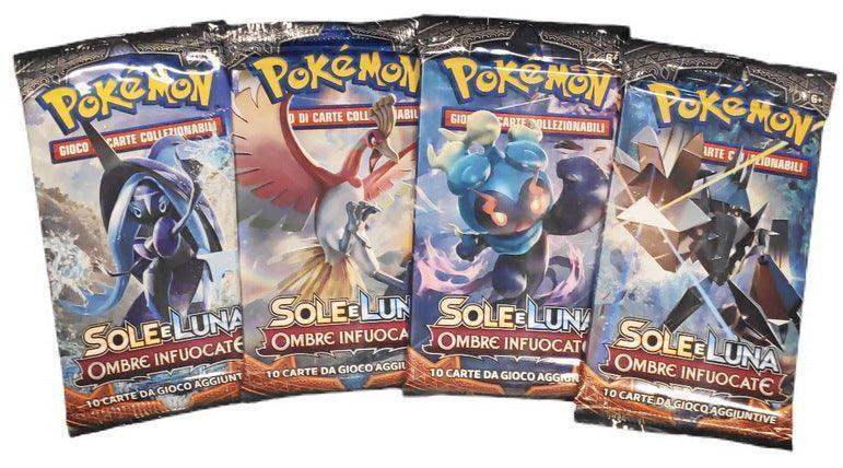 Pokèmon - Artset di 4 Bustine - S&L-Ombre Infuocate