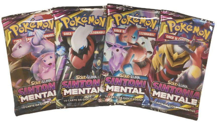 Pokèmon - Artset di 4 Bustine -S&L- Sintonia mentale