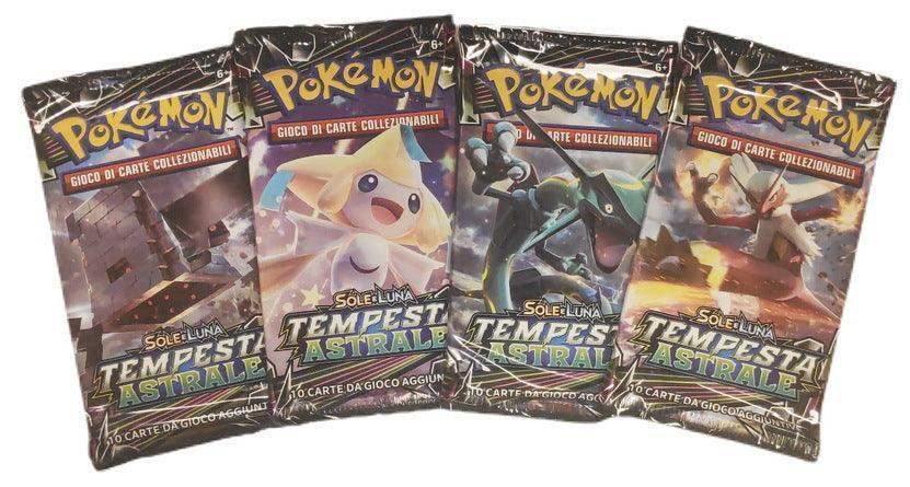 Pokèmon - Artset di 4 Bustine - S&L-Tempesta Astrale