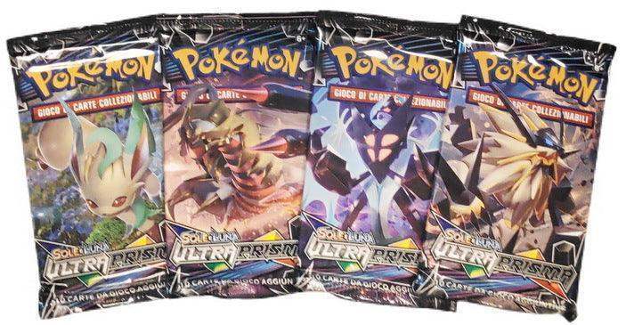 Pokèmon - Artset di 4 Bustine - S&M-Ultra Prisma