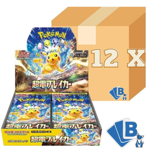 Pokemon Box di buste di Super Electric Breaker SV8A JAP - CASE 12 -