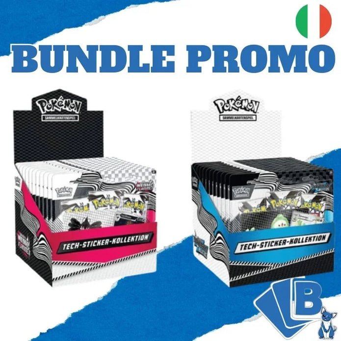 Pokemon Box Sigillato Luce Nera e Fuoco Bianco Collezione con adesivi ITA