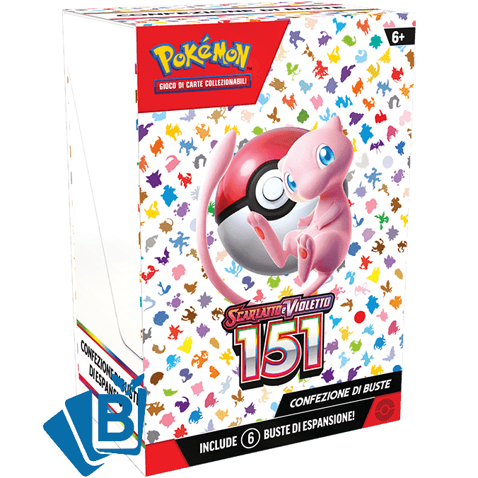 Pokemon Bundle da 6 Bustine 151 ITA - Box da 10 Sigillato -