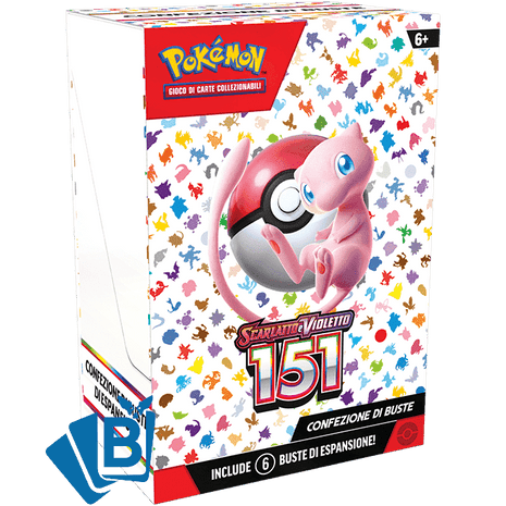 Pokemon Bundle da 6 Bustine 151 ITA - Box da 10 Sigillato