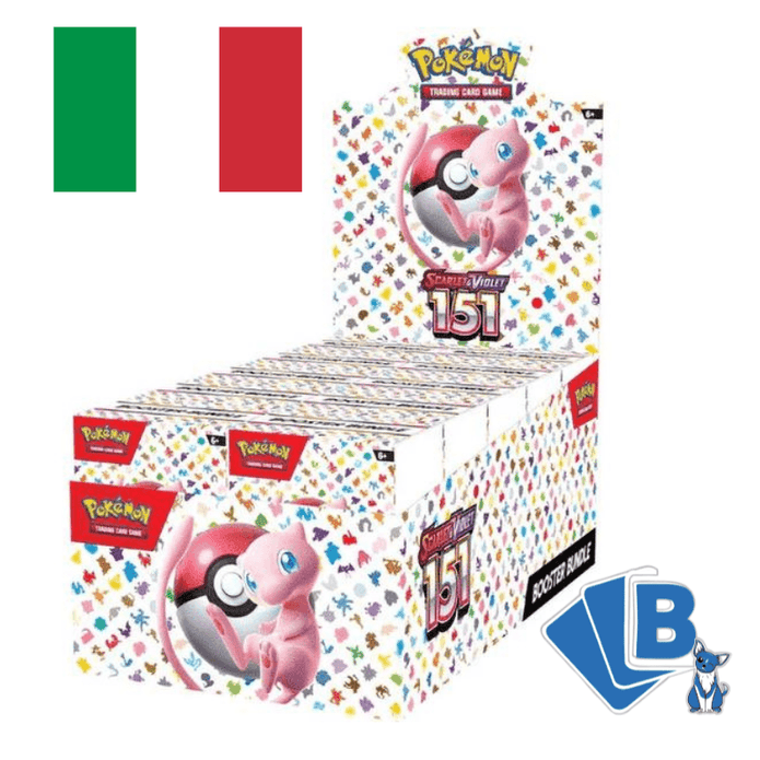Pokemon Bundle da 6 Bustine 151 ITA - Box da 10 Sigillato