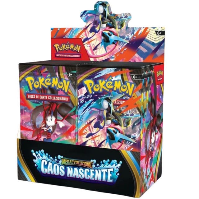 Pokémon Caos Nascente Box Display 36 Buste ITA